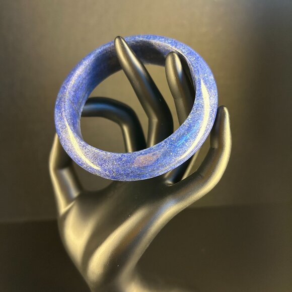 Beautiful stone / Jade blue-purple bracelet - Picture 1 of 3